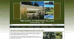 Desktop Screenshot of heritagevillagehoa.com